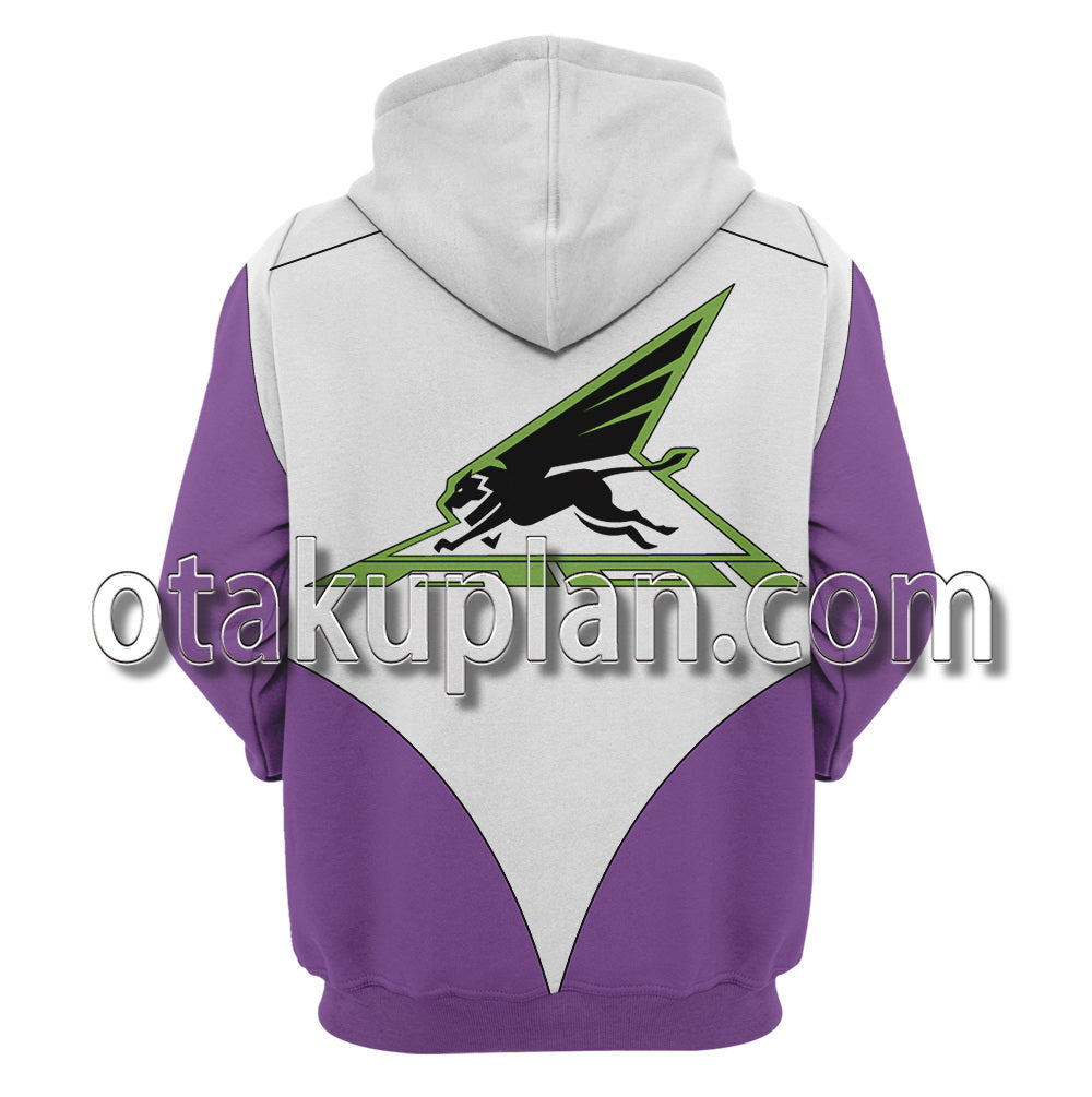 Future GPX Cyber Formula Joutarou Kaga AOI Racing Suit Cosplay Hoodie