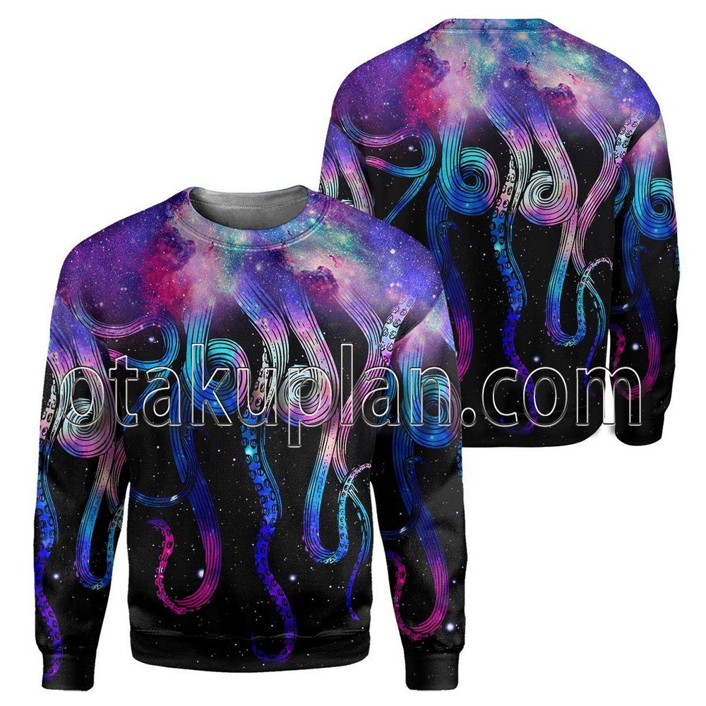 Galaxy Octopus 3D All Over Printed T-Shirt / Hoodie