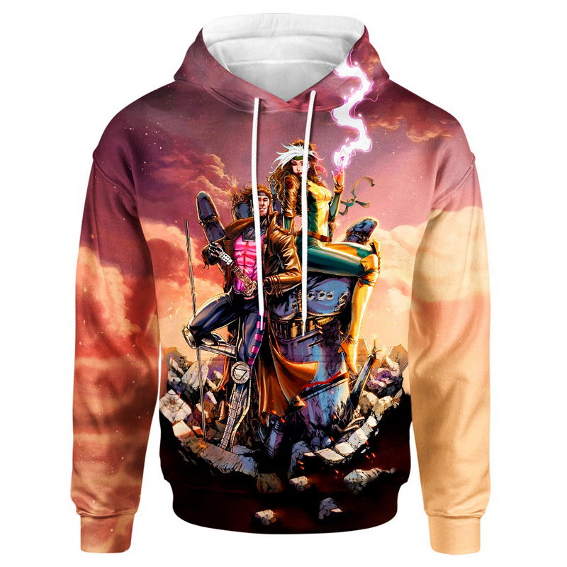 Gambit and Rogue Hoodie / T-Shirt