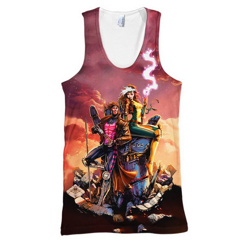 Gambit and Rogue Hoodie / T-Shirt