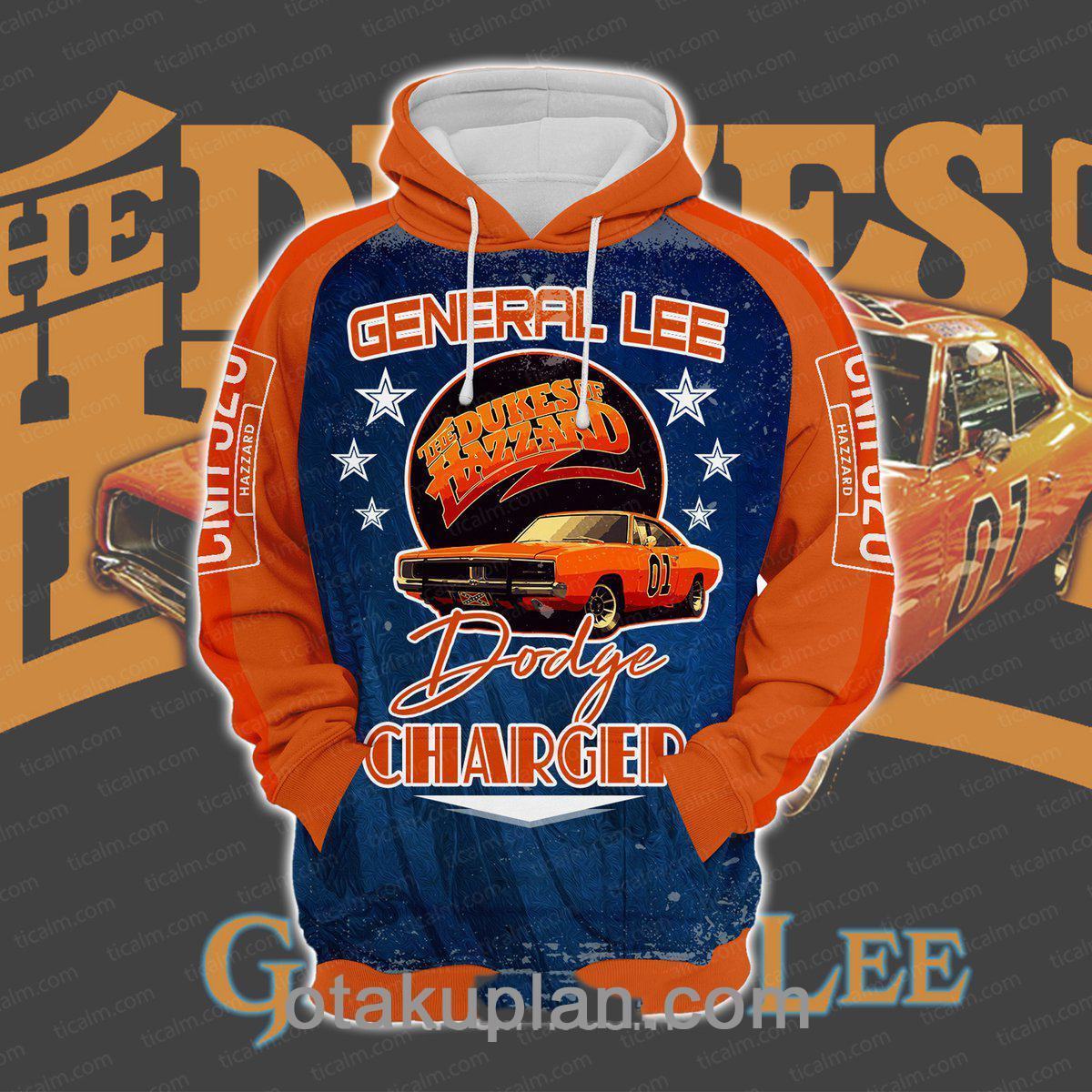 General Lee Dukes of Hazzard V3 Pullover Hoodie