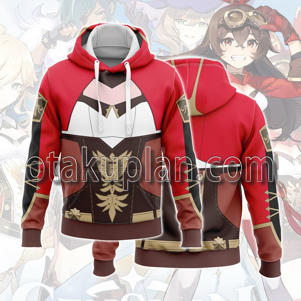 Genshin Impact Amber Cosplay Hoodie