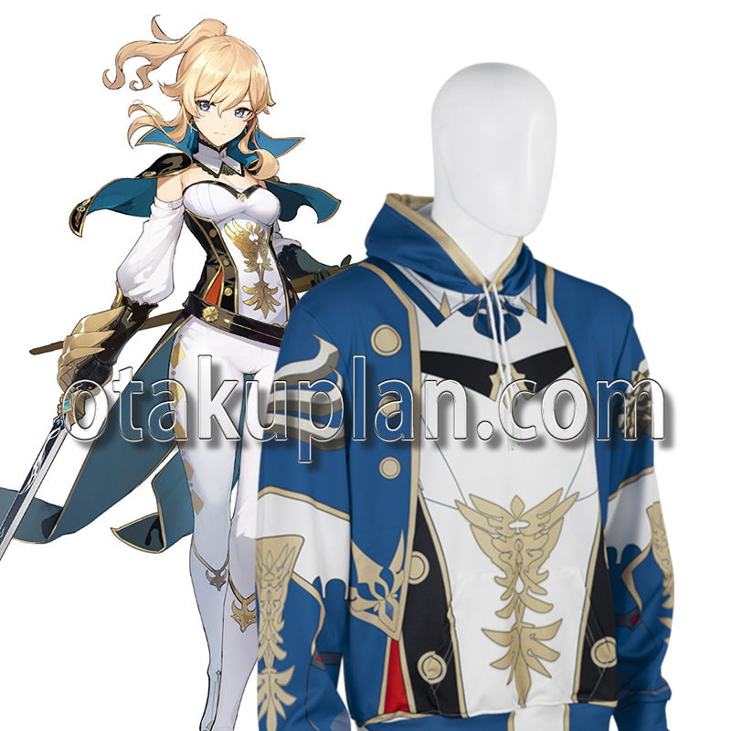 Genshin Impact Jean Gunnhildr Cosplay Hoodie