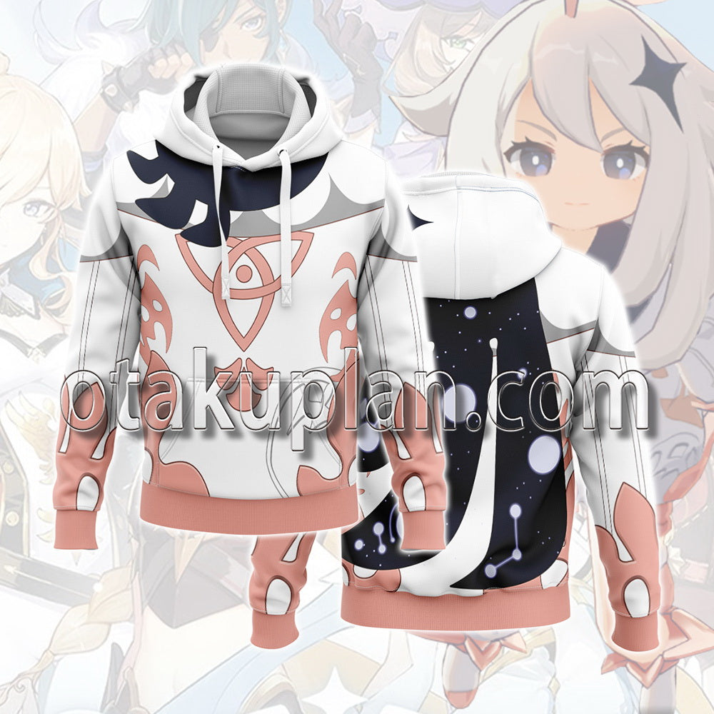Genshin Impact Paimon Cosplay Hoodie