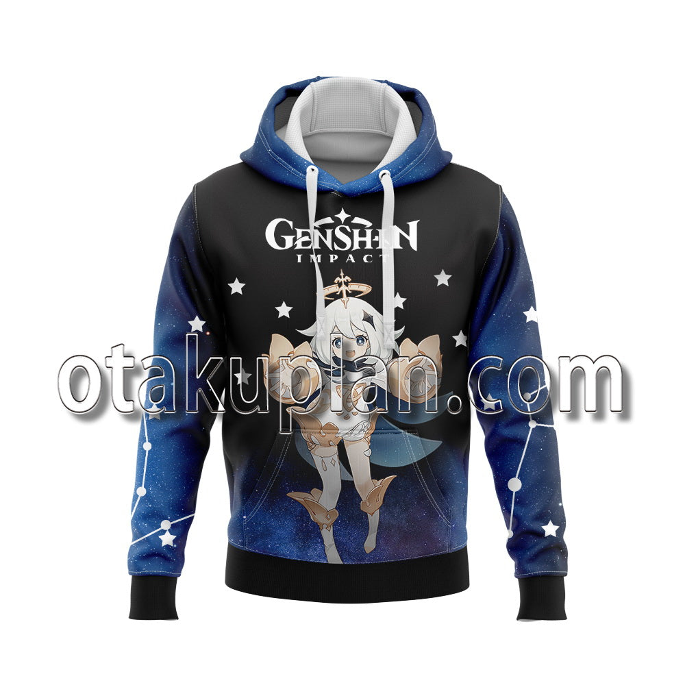 Genshin Impact Wallpaper Paimon Hoodie