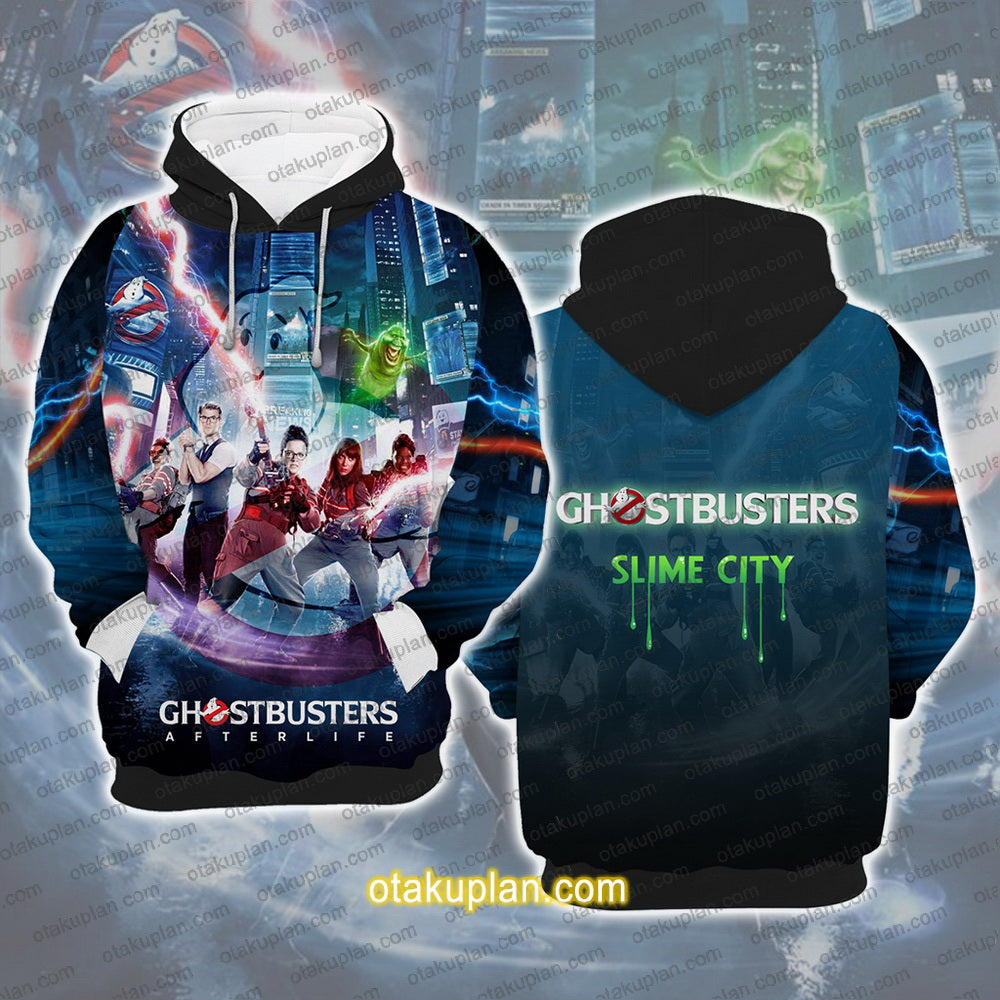 Ghostbusters Pattern Hoodie