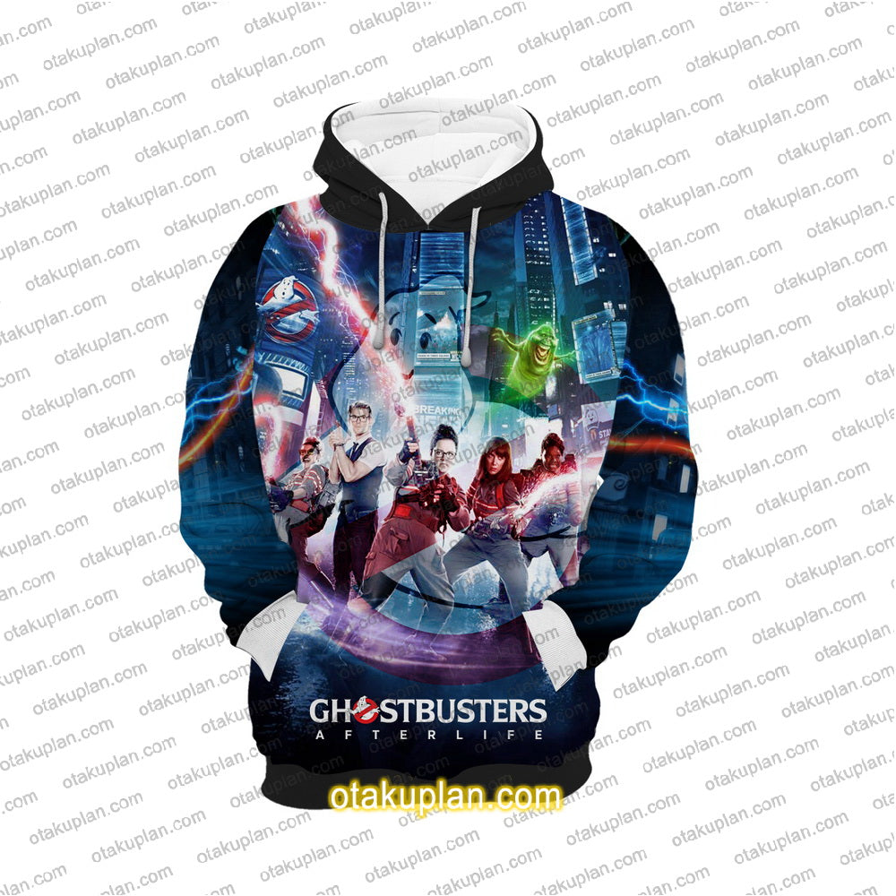Ghostbusters Pattern Hoodie