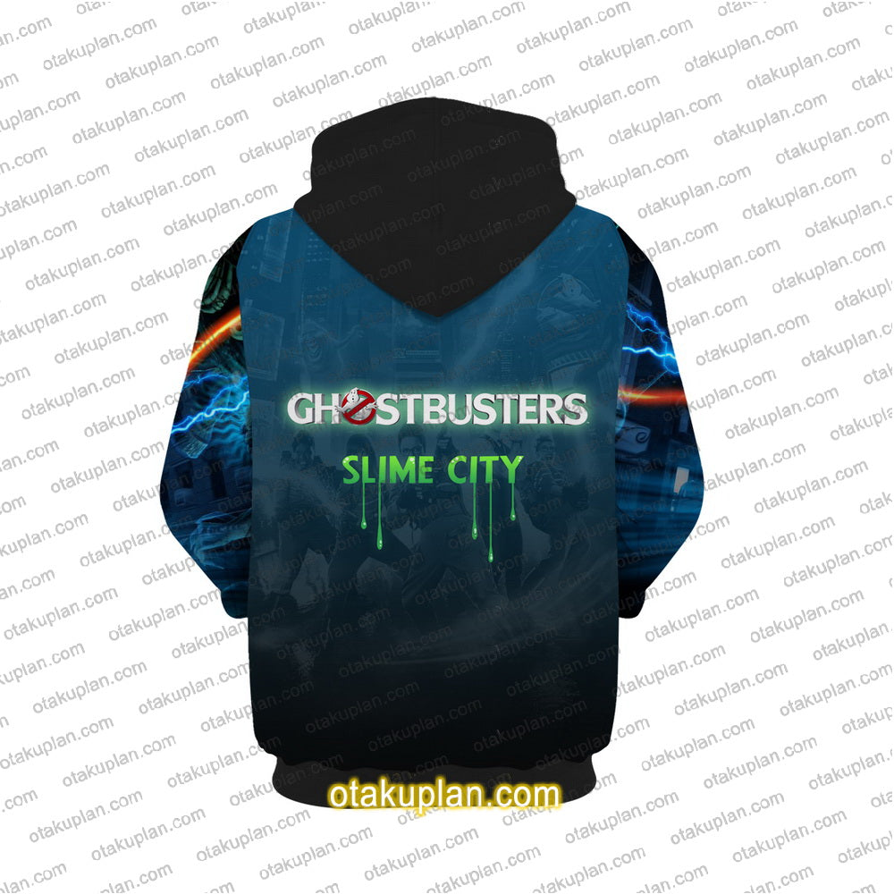Ghostbusters Pattern Hoodie