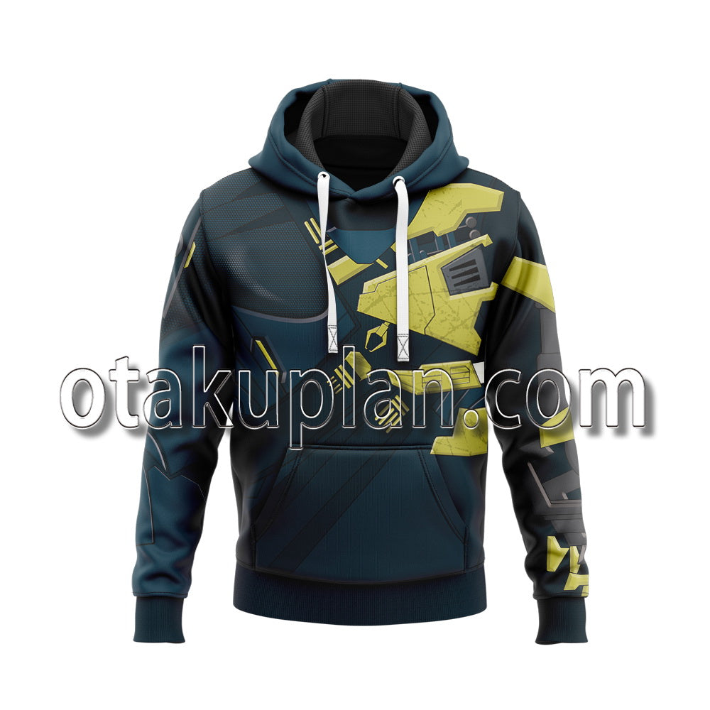 Ghostrunner Biochemical body Cosplay Hoodie