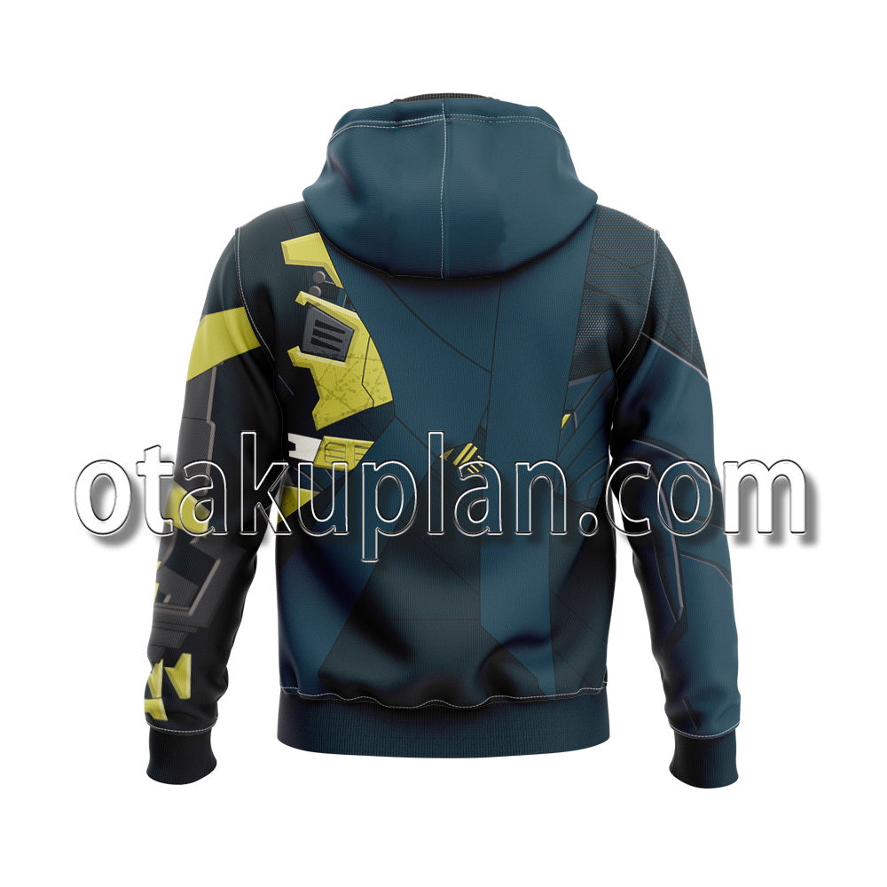 Ghostrunner Biochemical body Cosplay Hoodie