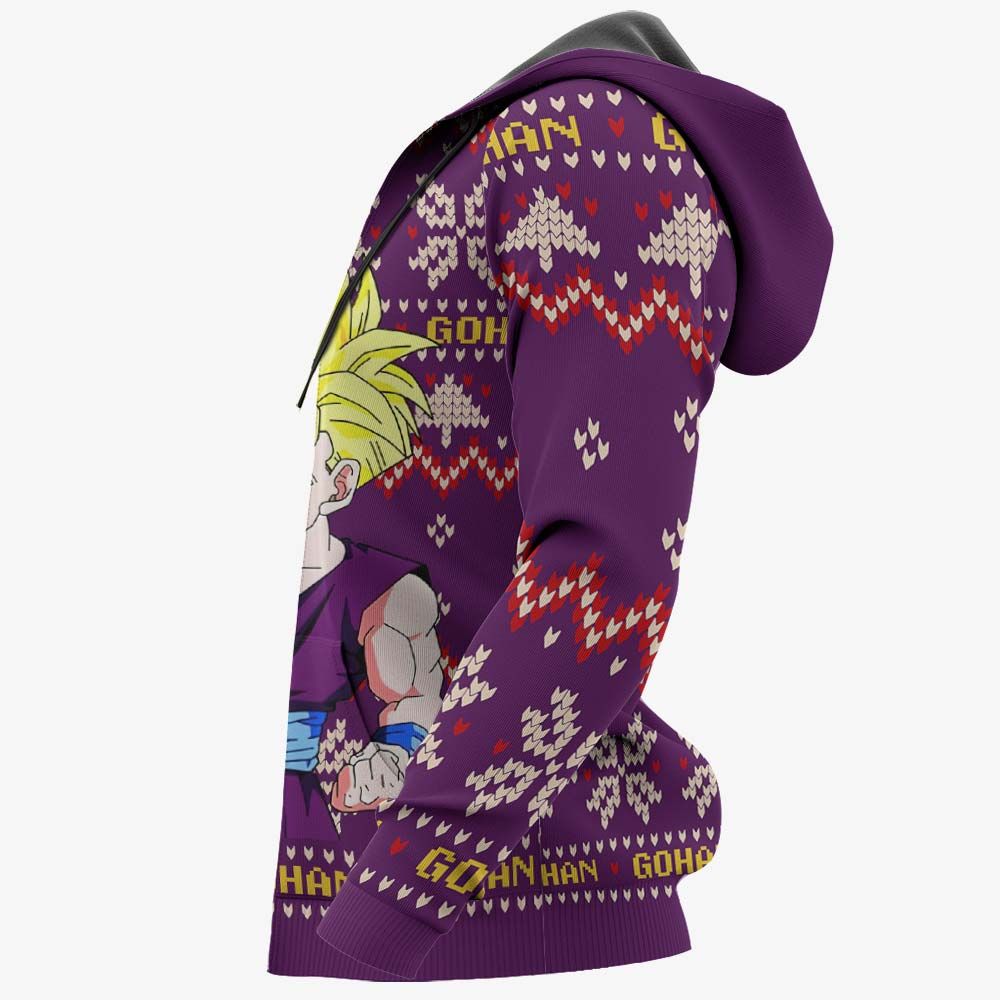 Gohan SJJ Ugly Christmas Sweater Dragon Ball Hoodie Shirt