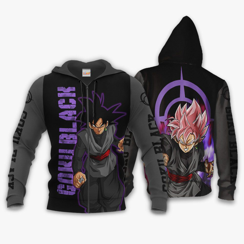 Goku Black Rose Dragon Ball Hoodie Shirt