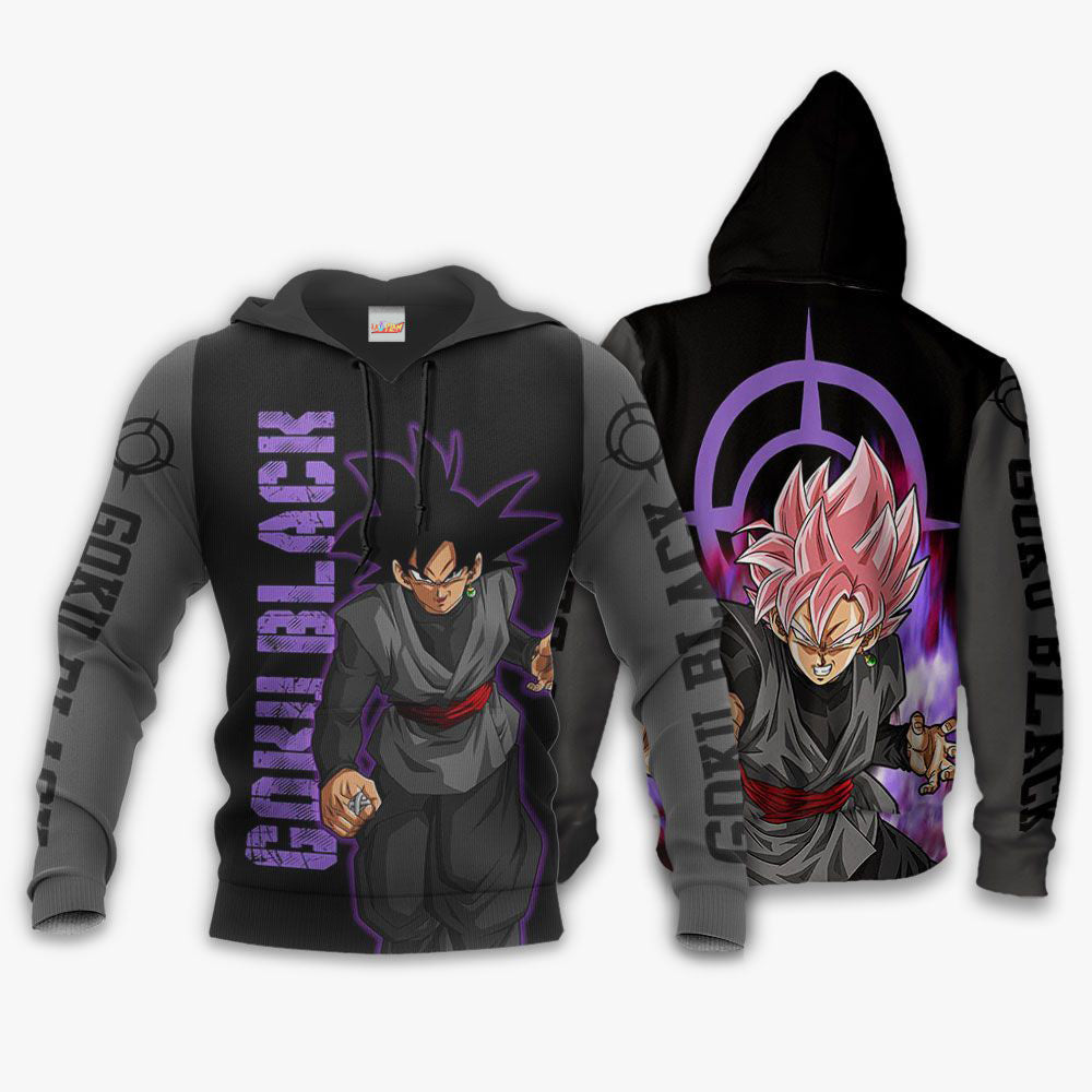 Goku Black Rose Dragon Ball Hoodie Shirt