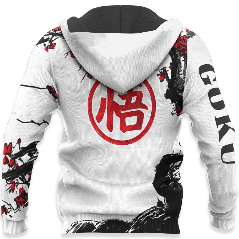 Goku Japan Cherry Blossoms Dragon Ball Hoodie Shirt