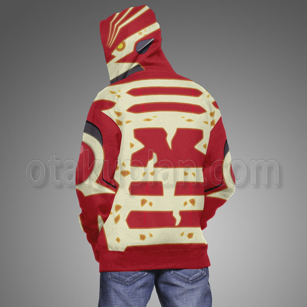 Groudon Primal Form Cosplay Hoodie