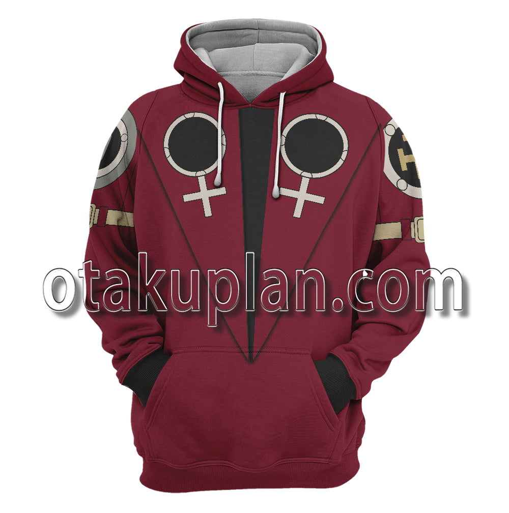Guilty Gear Strive Ino Cosplay Hoodie