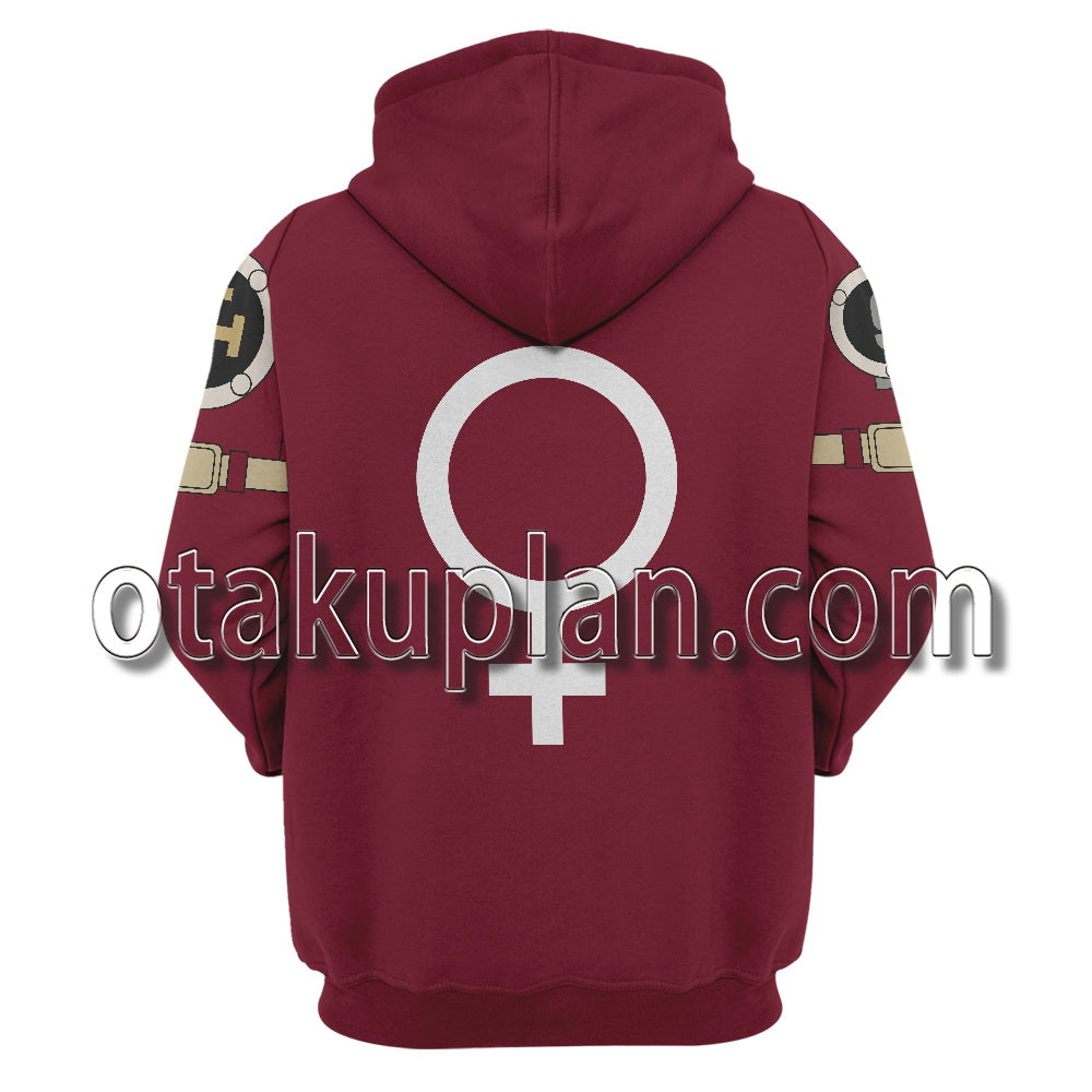 Guilty Gear Strive Ino Cosplay Hoodie