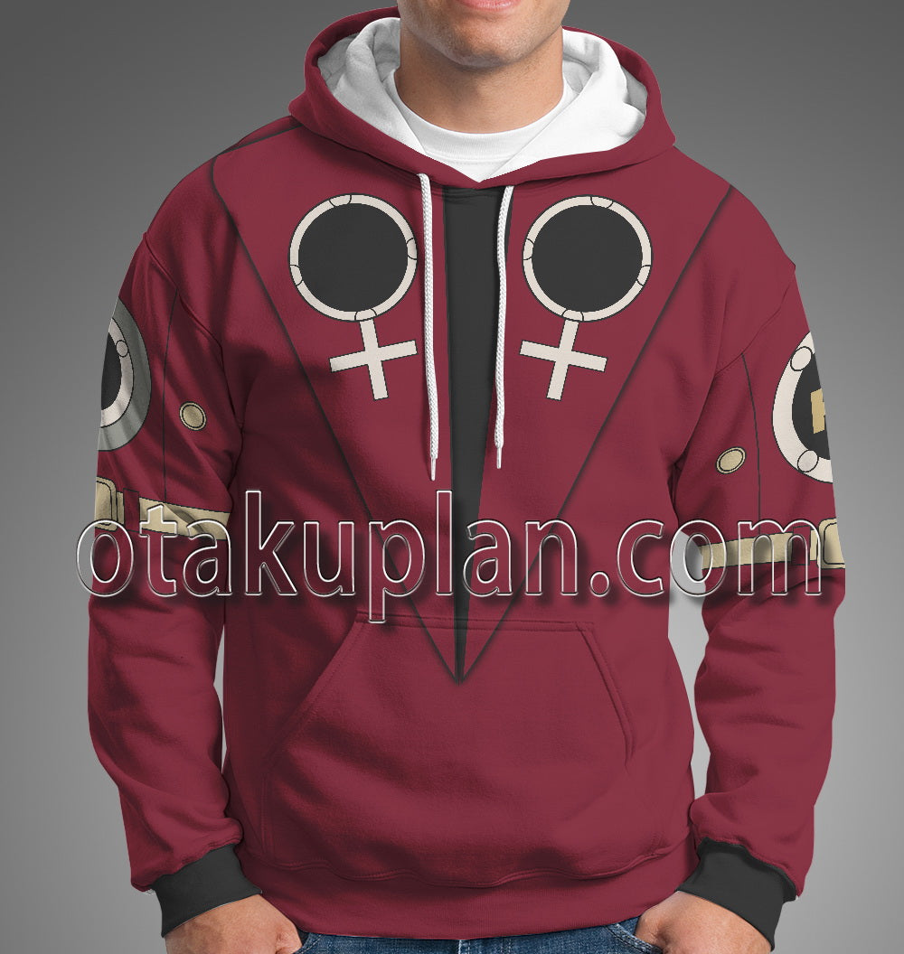 Guilty Gear Strive Ino Cosplay Hoodie