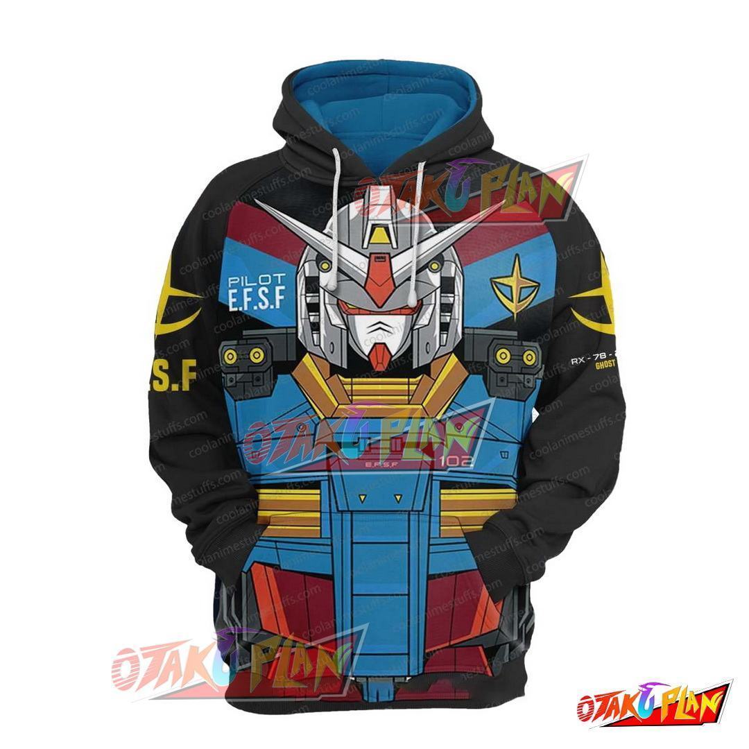 Gundam RX 78 2 Pullover Hoodie
