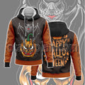 Halloween Bat Pumpkin Hoodie