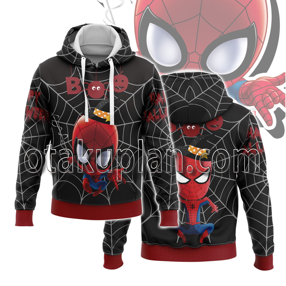 Halloween Cartoon Spider Hero Cute Hoodie