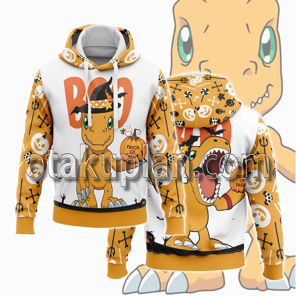 Halloween Digimon Agumon Hoodie