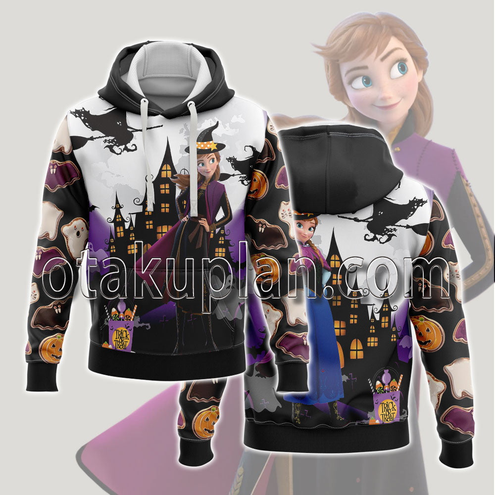 Halloween Frozen Anna Hoodie