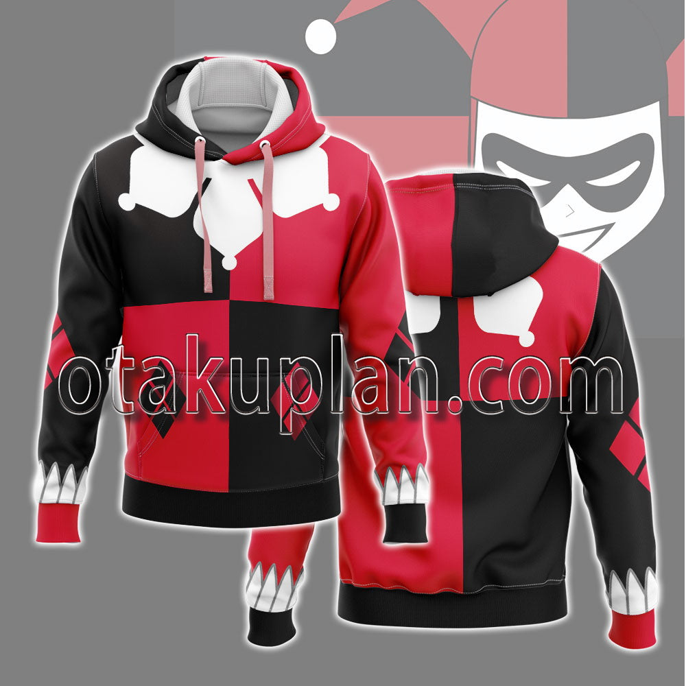 Halloween Harley Quinn Comic Cosplay Hoodie