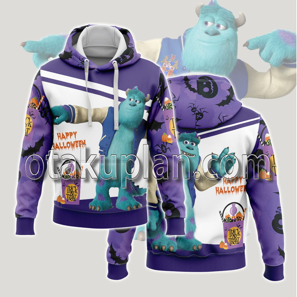 Halloween Monsters Inc James P Sullivan Hoodie