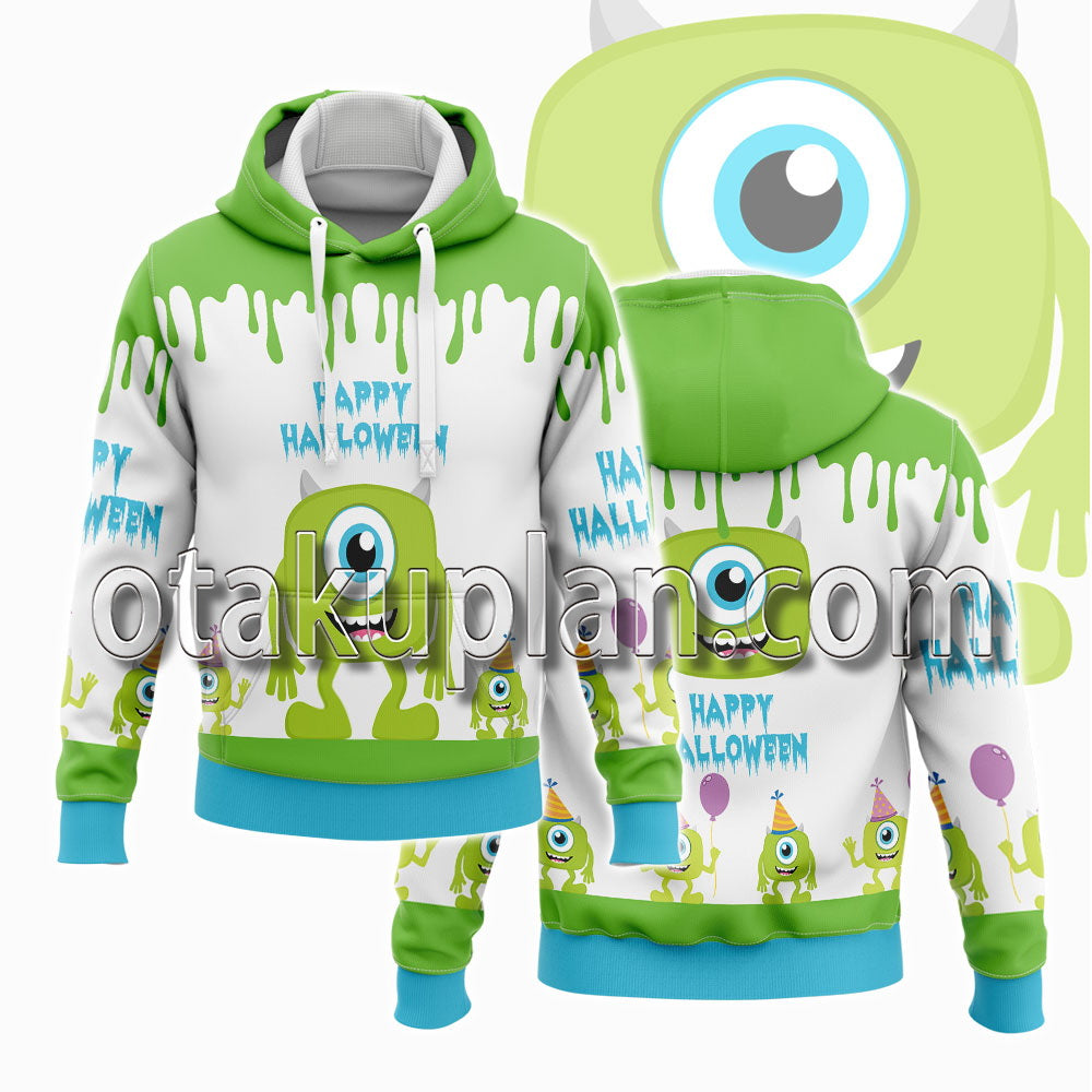 Halloween Monsters Inc Mike Wazowski Hoodie