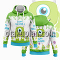 Halloween Monsters Inc Mike Wazowski Hoodie