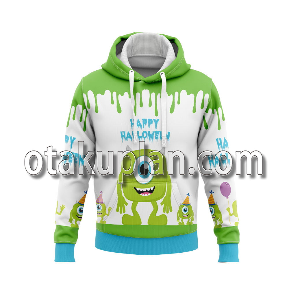 Halloween Monsters Inc Mike Wazowski Hoodie