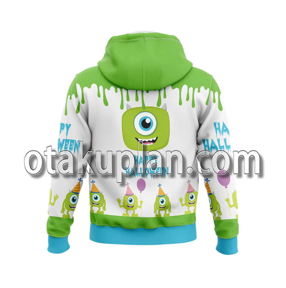 Halloween Monsters Inc Mike Wazowski Hoodie