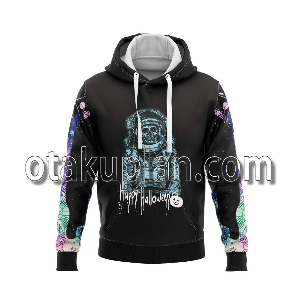 Halloween Skeleton Astronaut Hoodie