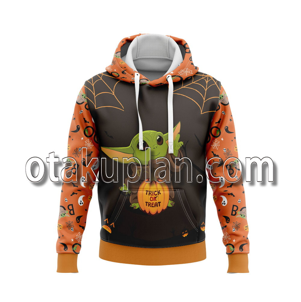 Halloween Wars Baby Yoda Trick Or Treat Hoodie