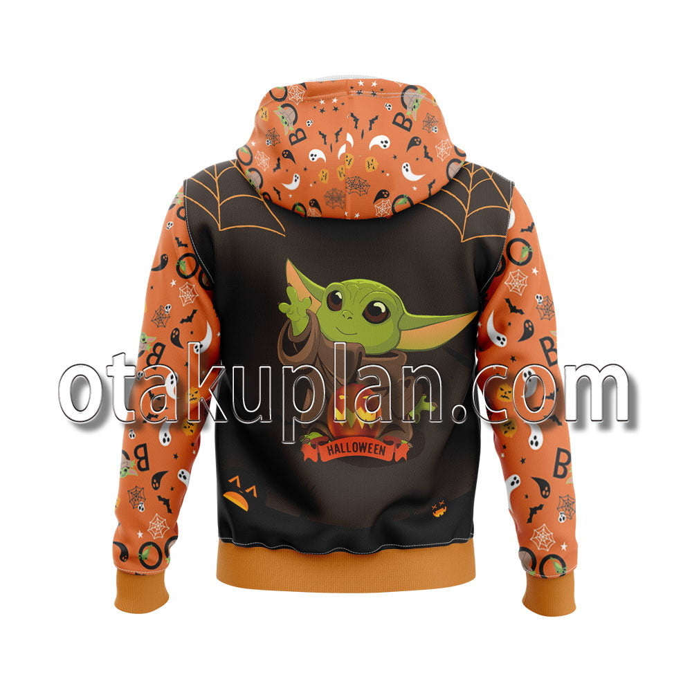 Halloween Wars Baby Yoda Trick Or Treat Hoodie