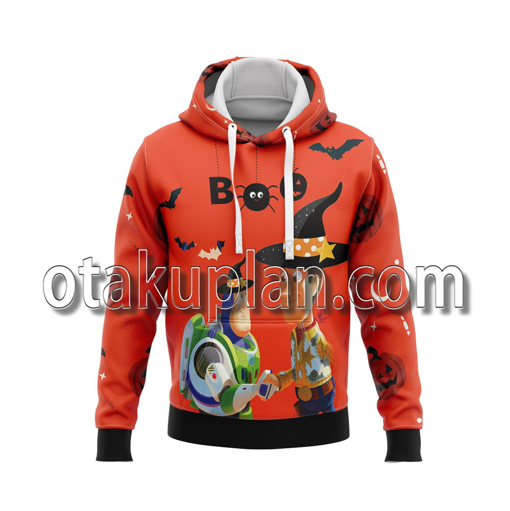 Halloween Toy Story Woody And Buzz Lightyear Hoodie