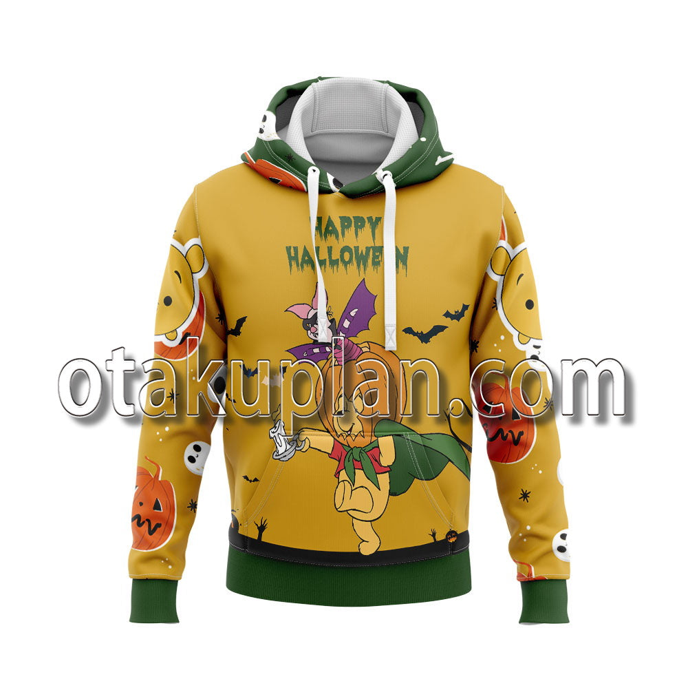 Halloween Winnie The Pooh Pumpkin Hoodie