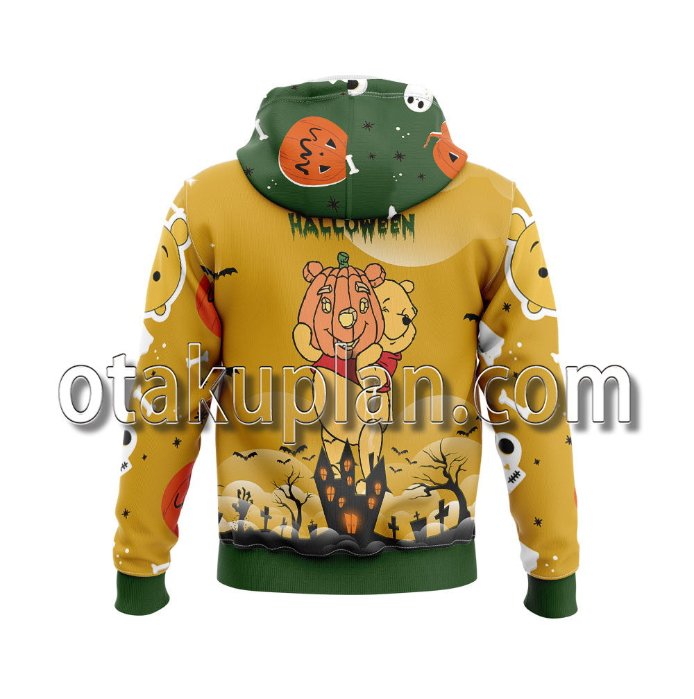 Halloween Winnie The Pooh Pumpkin Hoodie