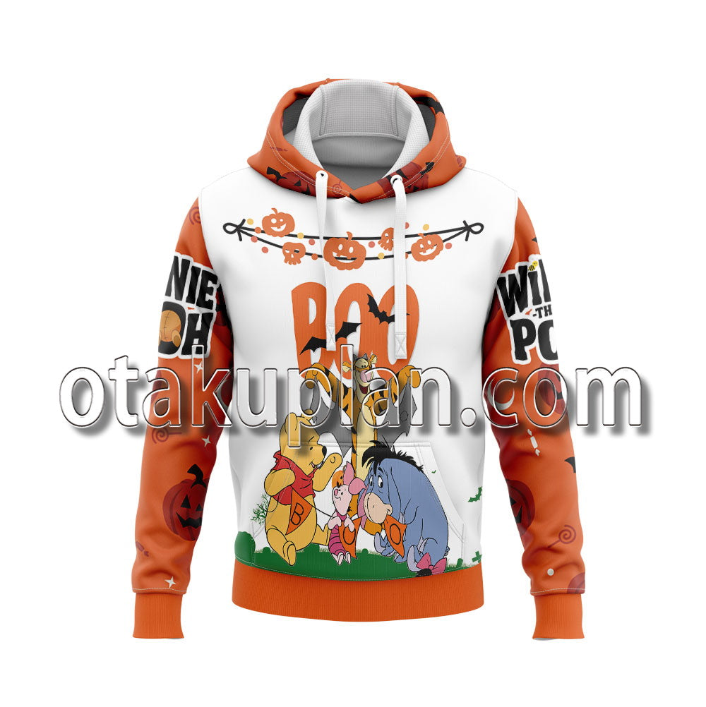 Halloween Winnie The Pooh Tigger Eeyore Piglet Boo Hoodie