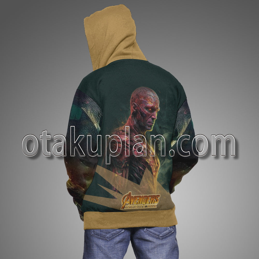 Infinity War Vision Battle Scene Hoodie