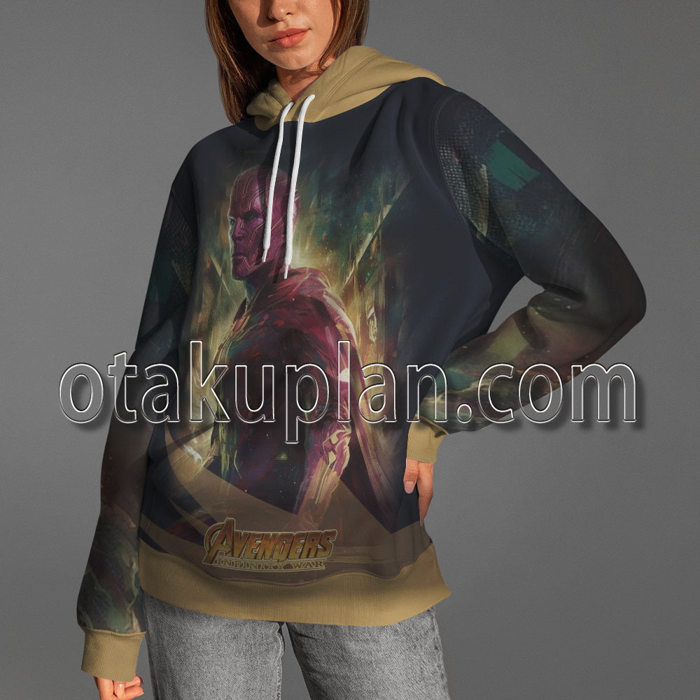 Infinity War Vision Battle Scene Hoodie