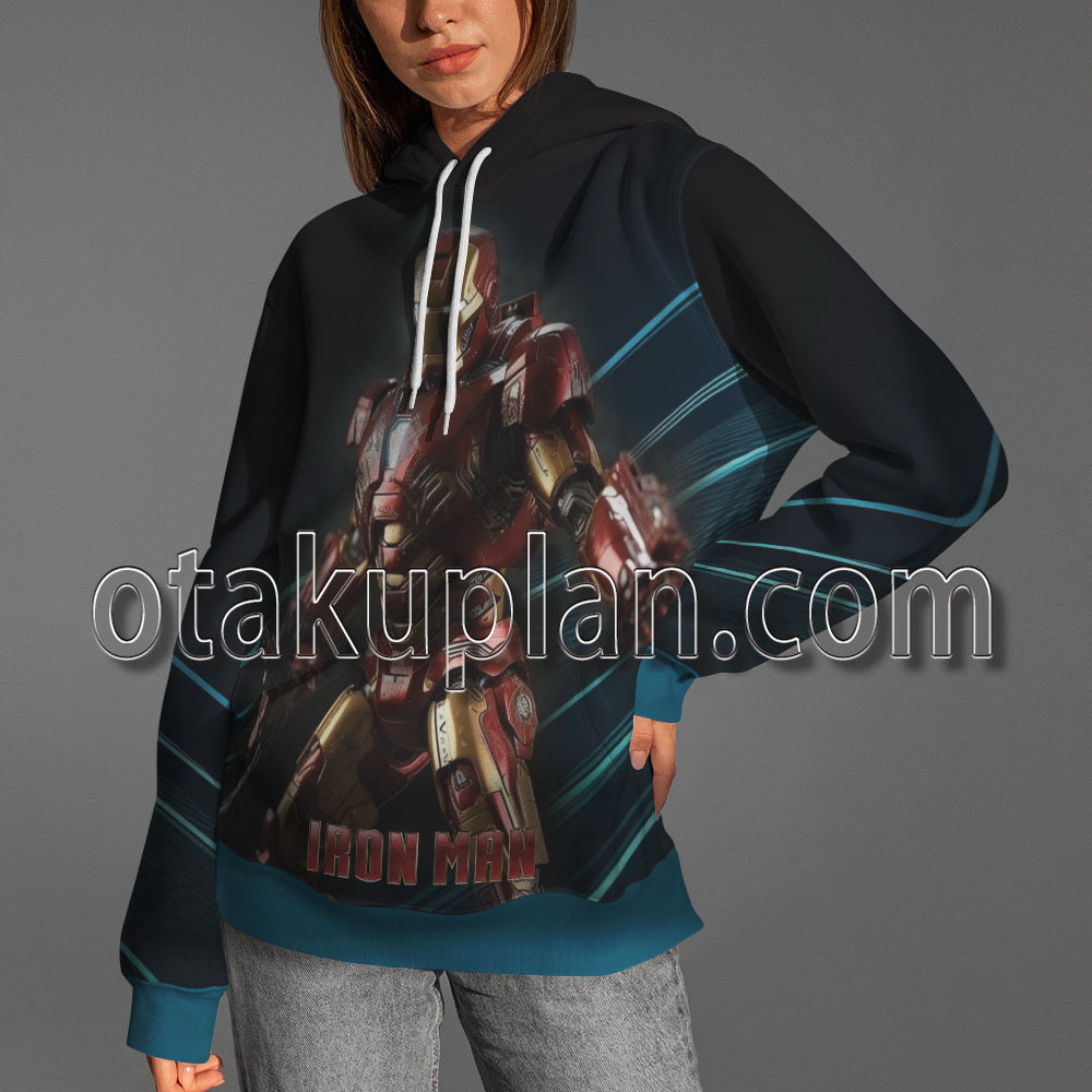 Iron Man Battle Scene Hoodie