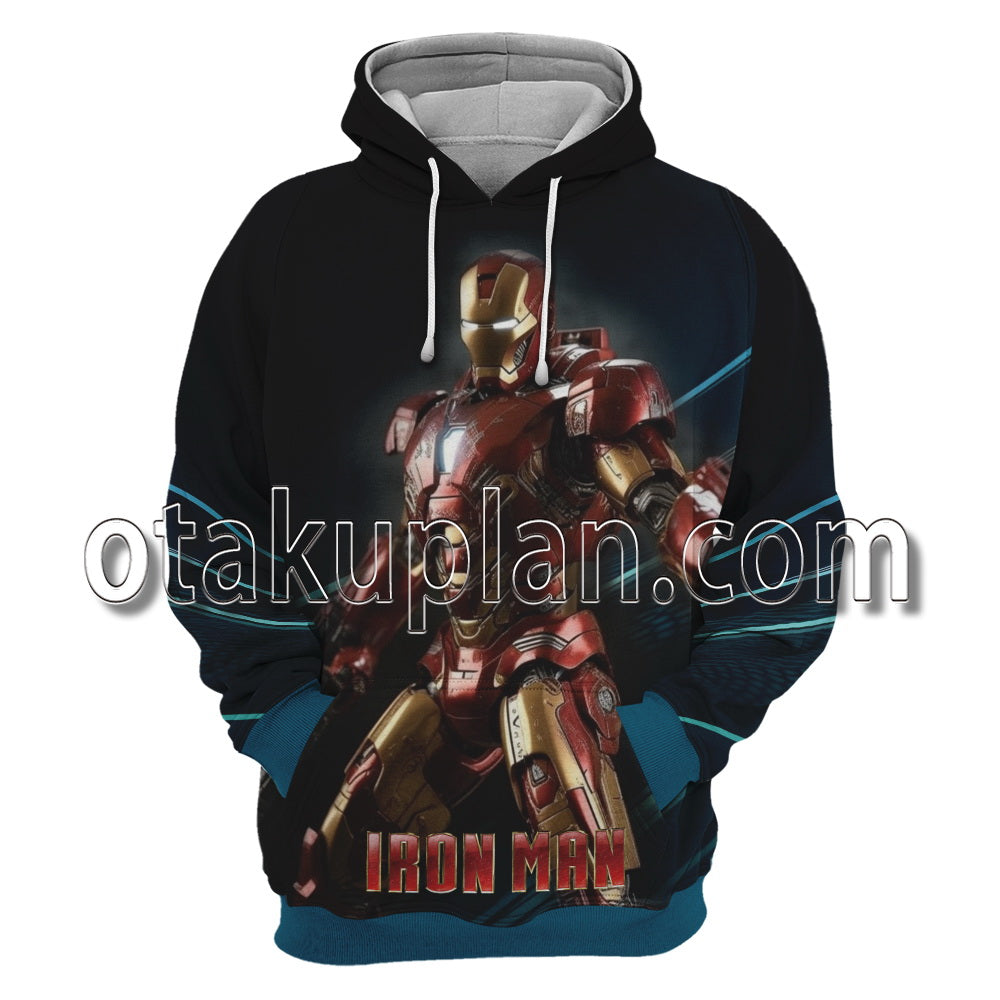 Iron Man Battle Scene Hoodie