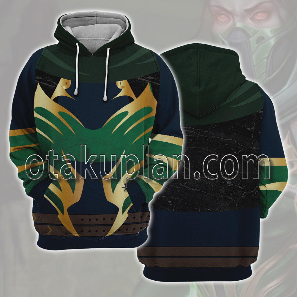 Jade Mortal Kombat Cosplay Hoodie