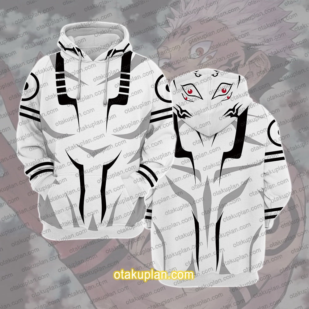 Anime Ryoumen Sukuna Cosplay Hoodie