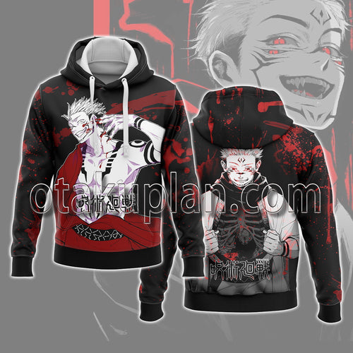 Anime Sukuna Poster Hoodie