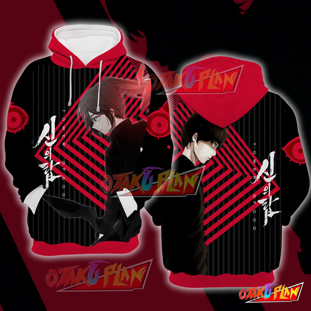 Kami No Tou Black And Red Hoodie