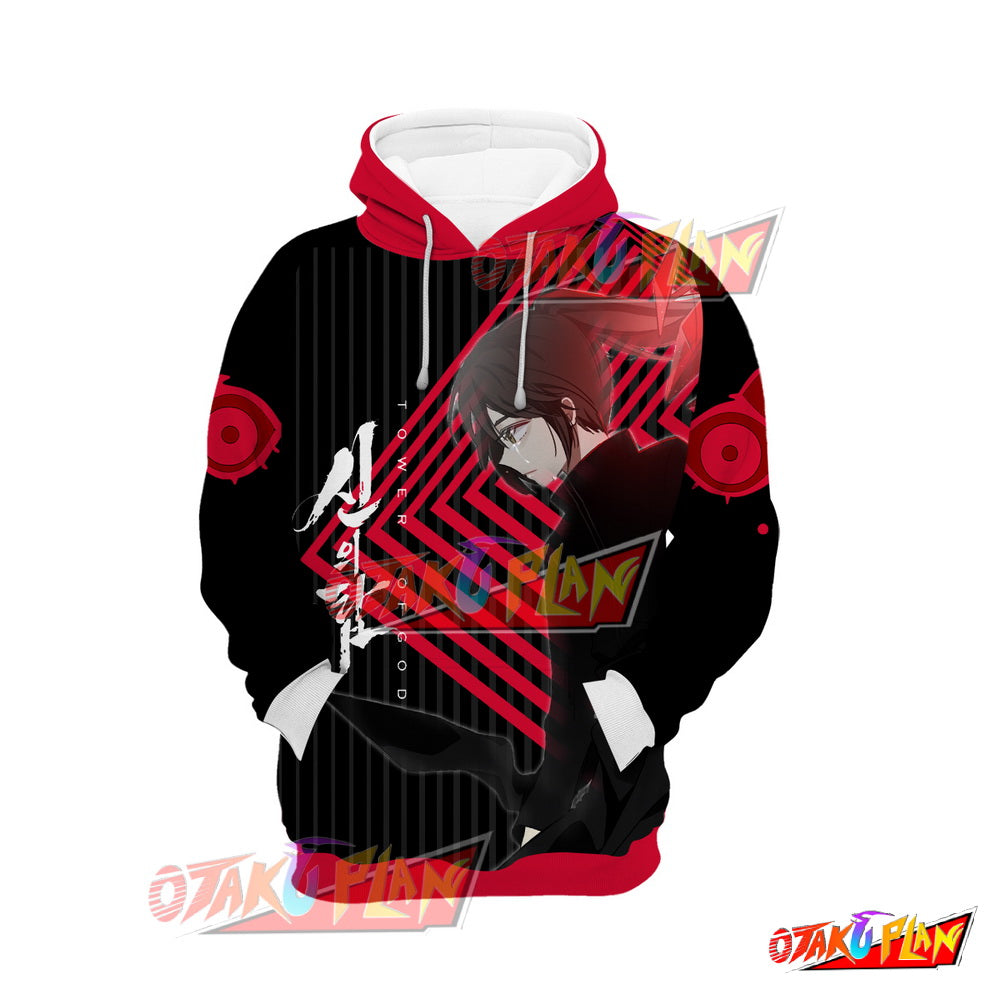 Kami No Tou Black And Red Hoodie