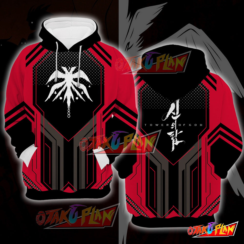 Kami No Tou Blue And Red Hoodie